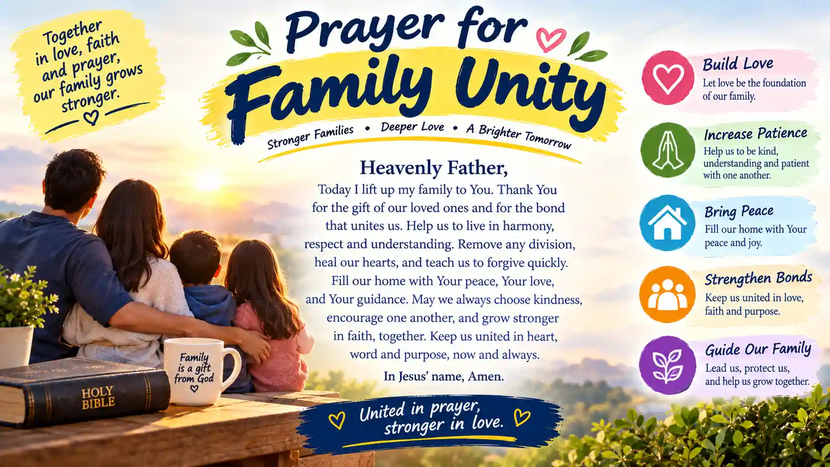 Prayer for Family Unity