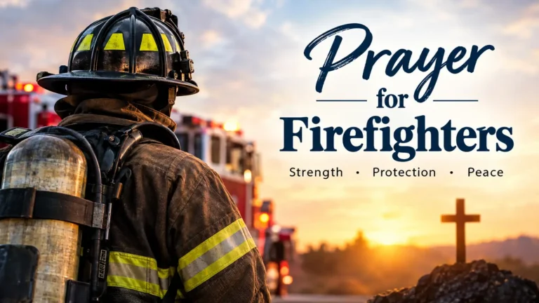 prayer for firefighters