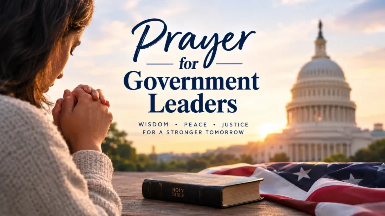 prayer for government leaders