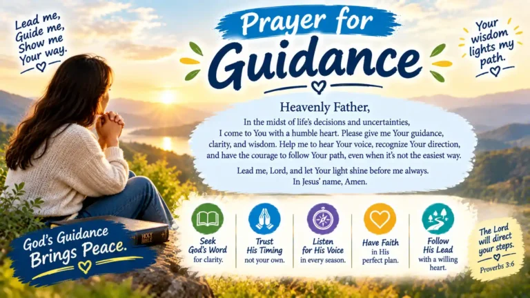 prayer for guidance