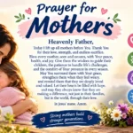 Prayer for Mothers