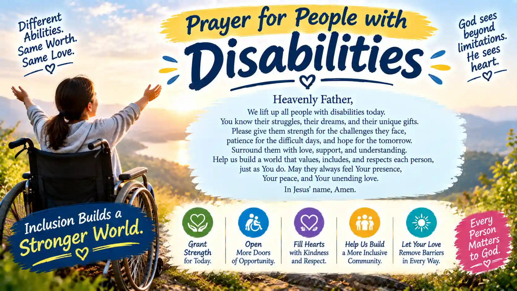 Prayer for People with Disabilities