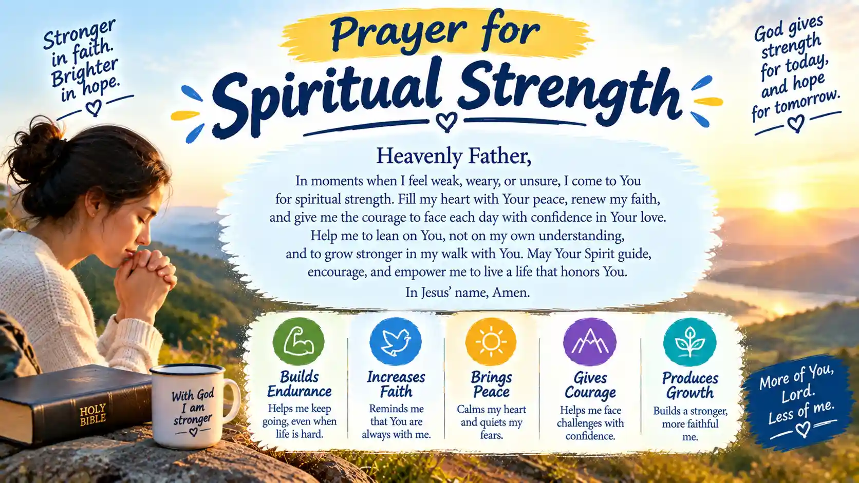 prayer for spiritual strength