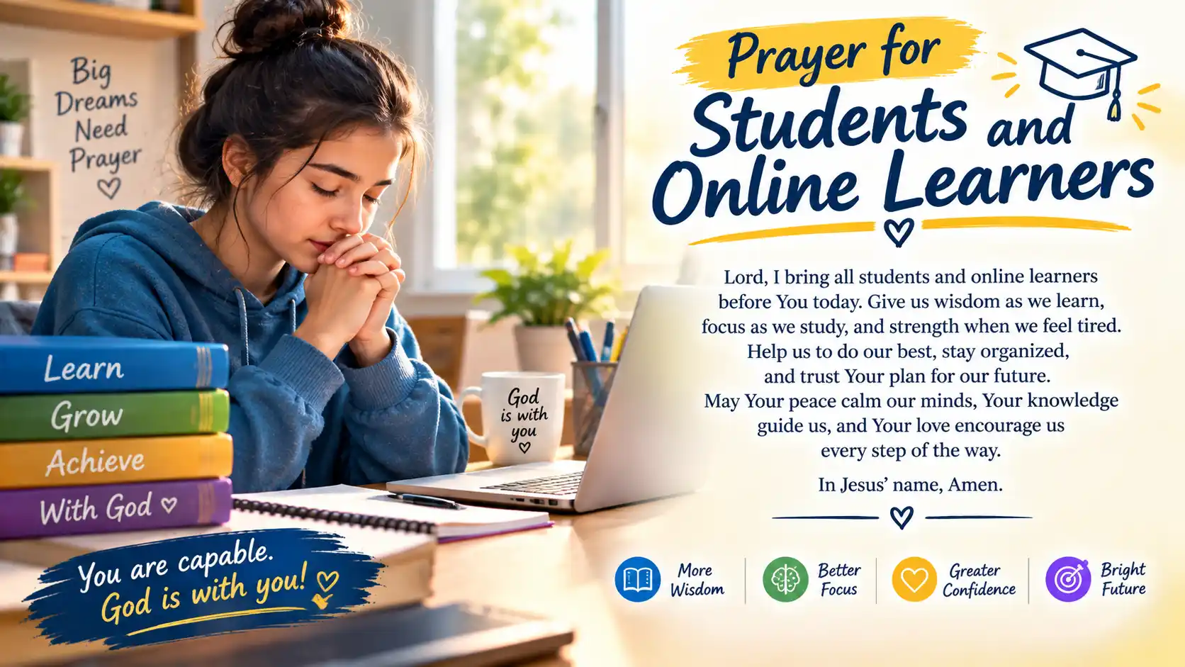 Prayer for Students and Online Learners
