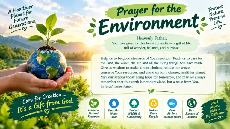 Prayer for the Environment