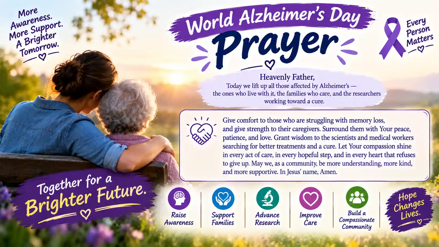 World Alzheimer's Day Prayer