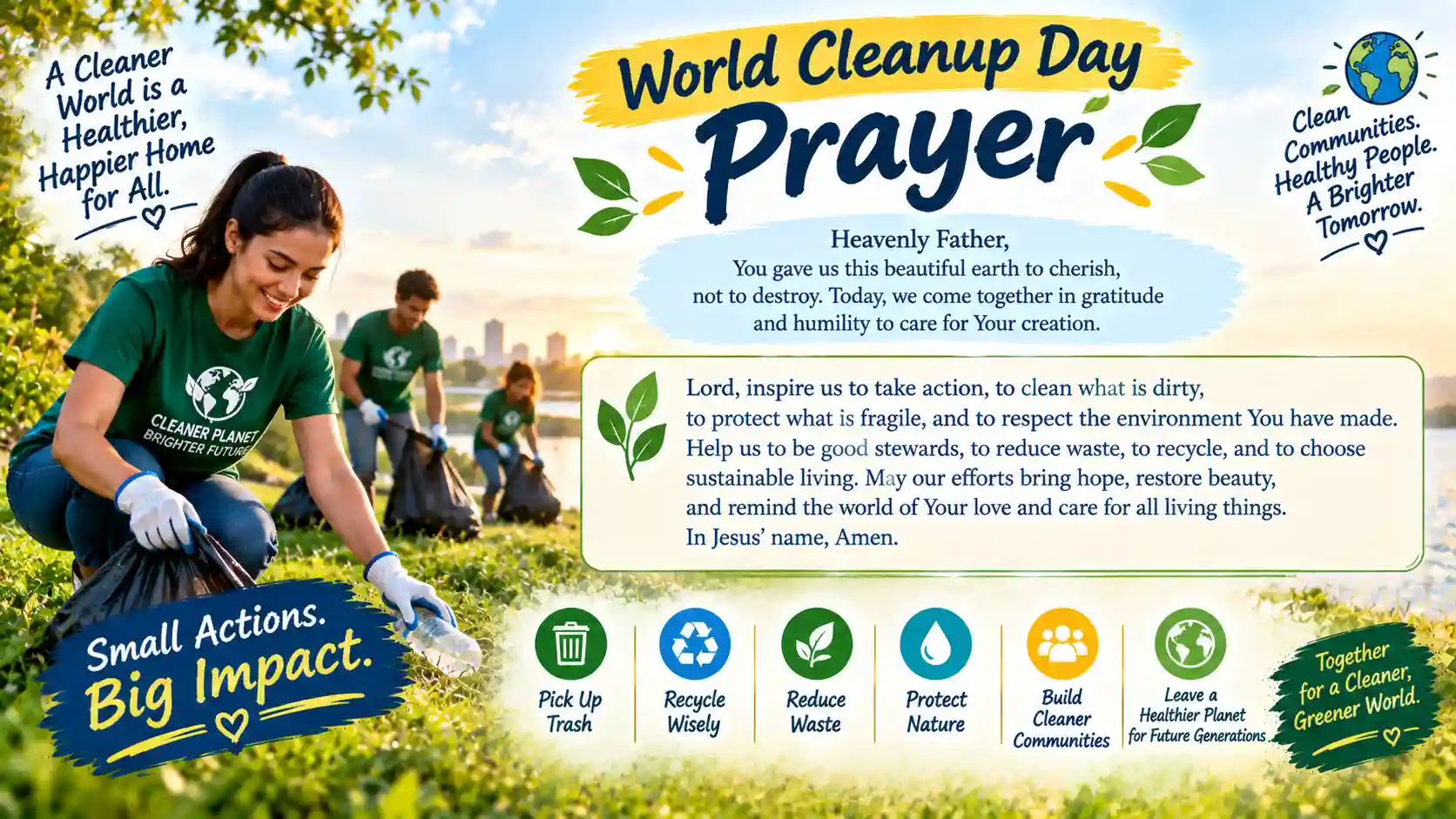 World Cleanup Day Prayer