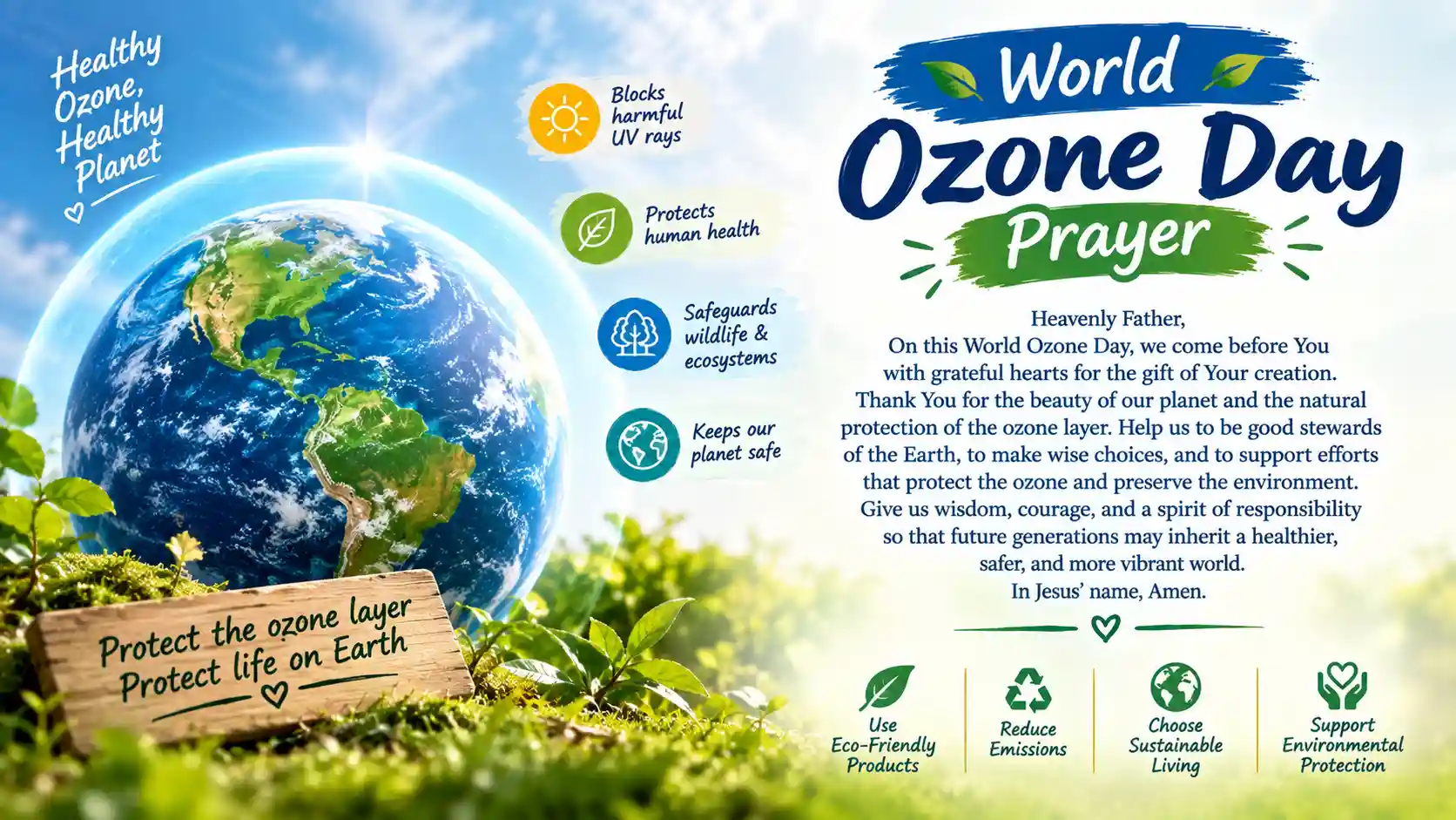 World Ozone Day Prayer
