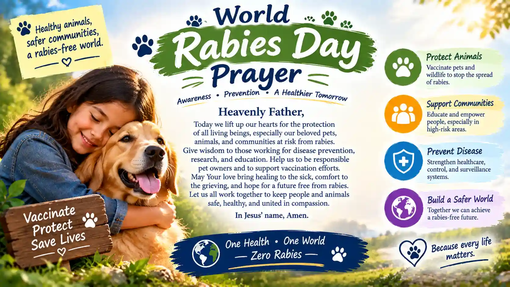 World Rabies Day Prayer